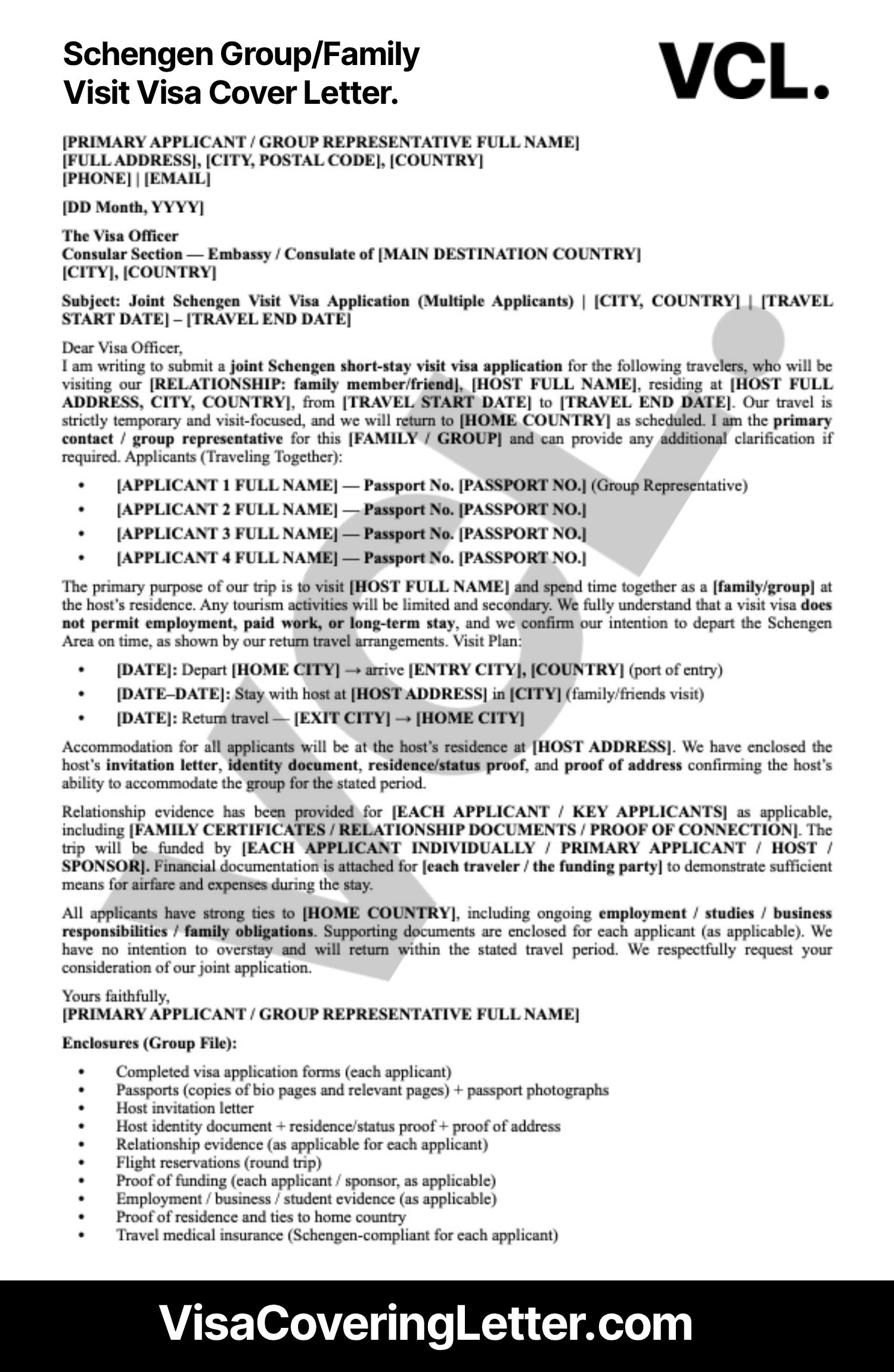 schengen-visit-visa-cover-letter-with-group-or-family
