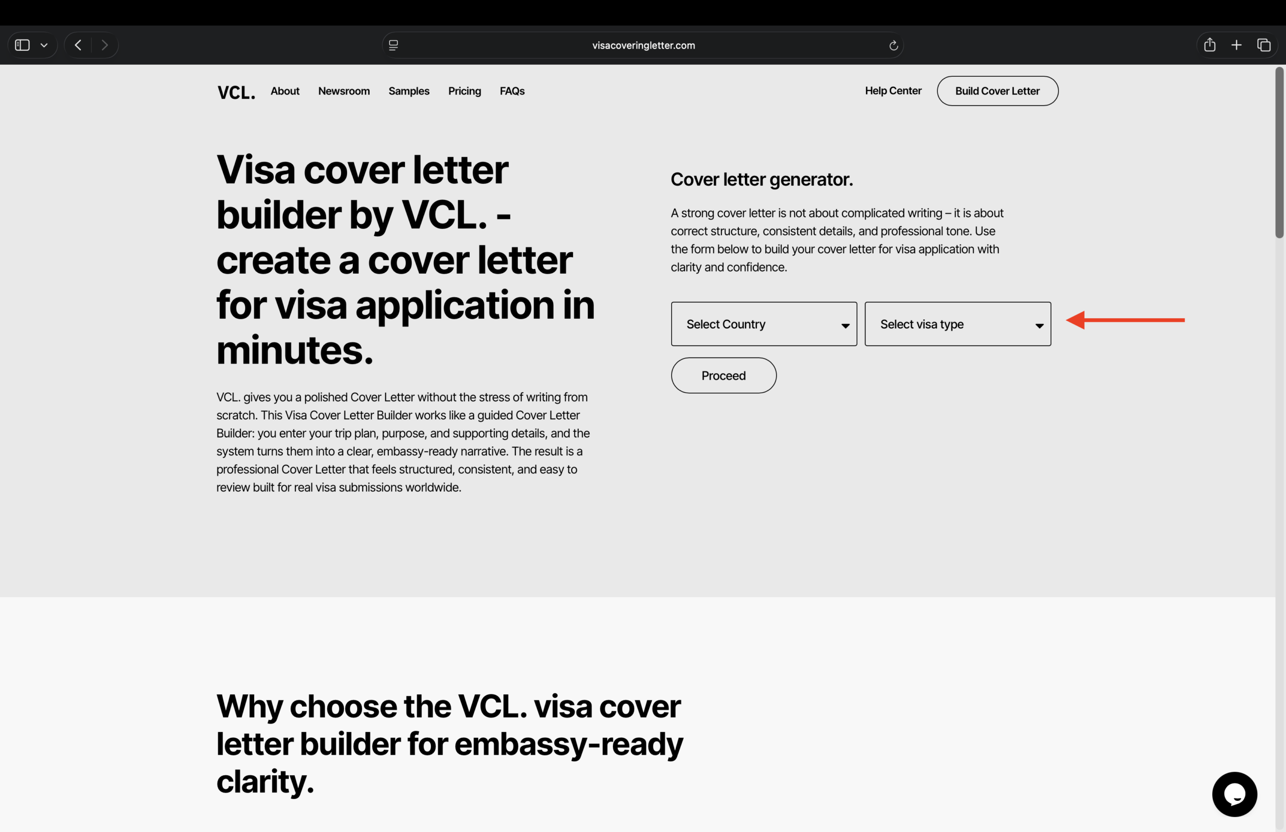 select-schengen-visa-type-for-getting-pre-build-cover-letter-VCL