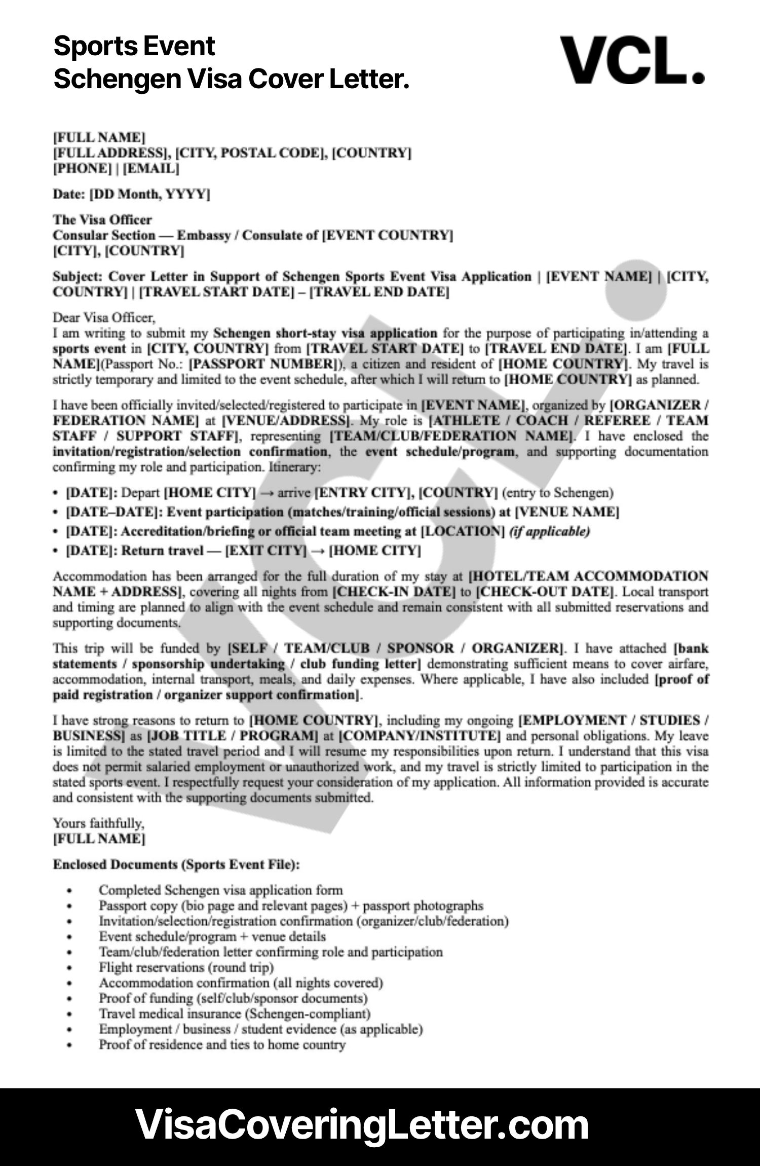 sports-schengen-visa-cover-letter-sample