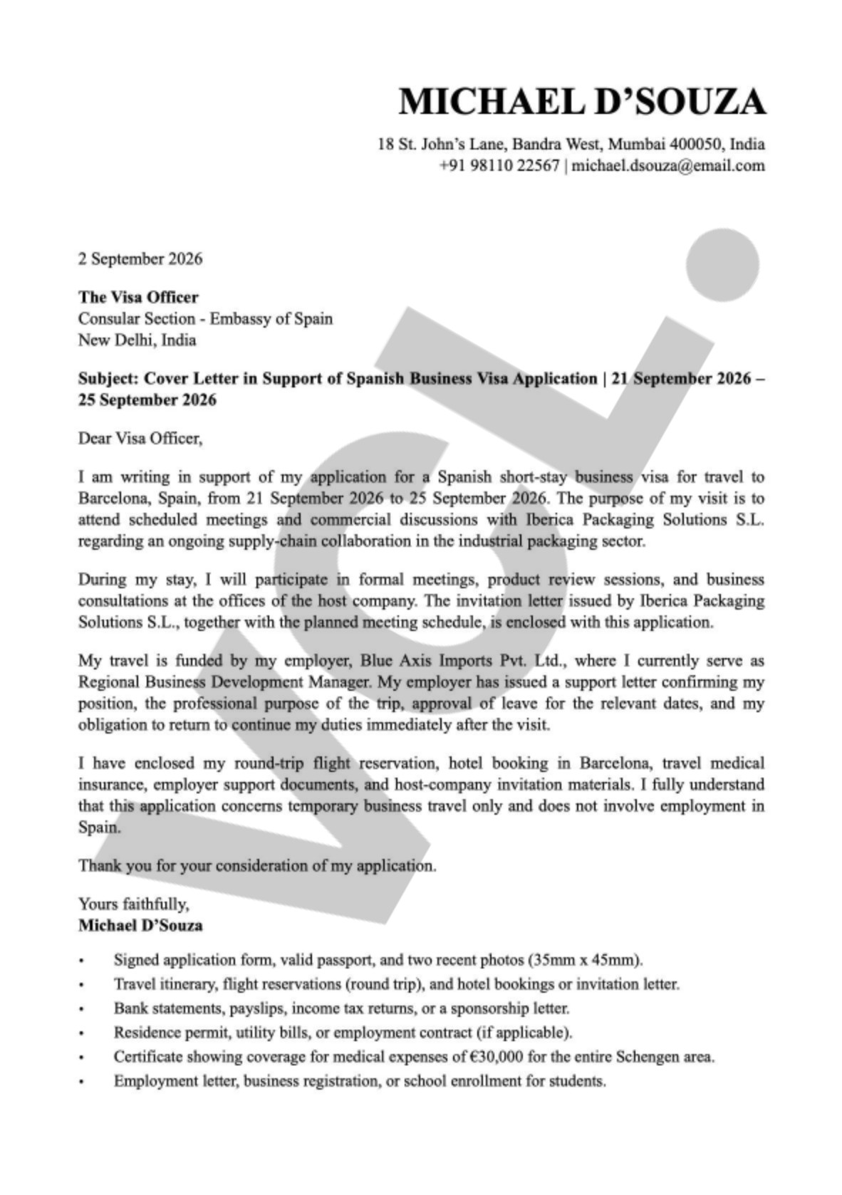 cover-letter-sample-for-spanish-business-visa