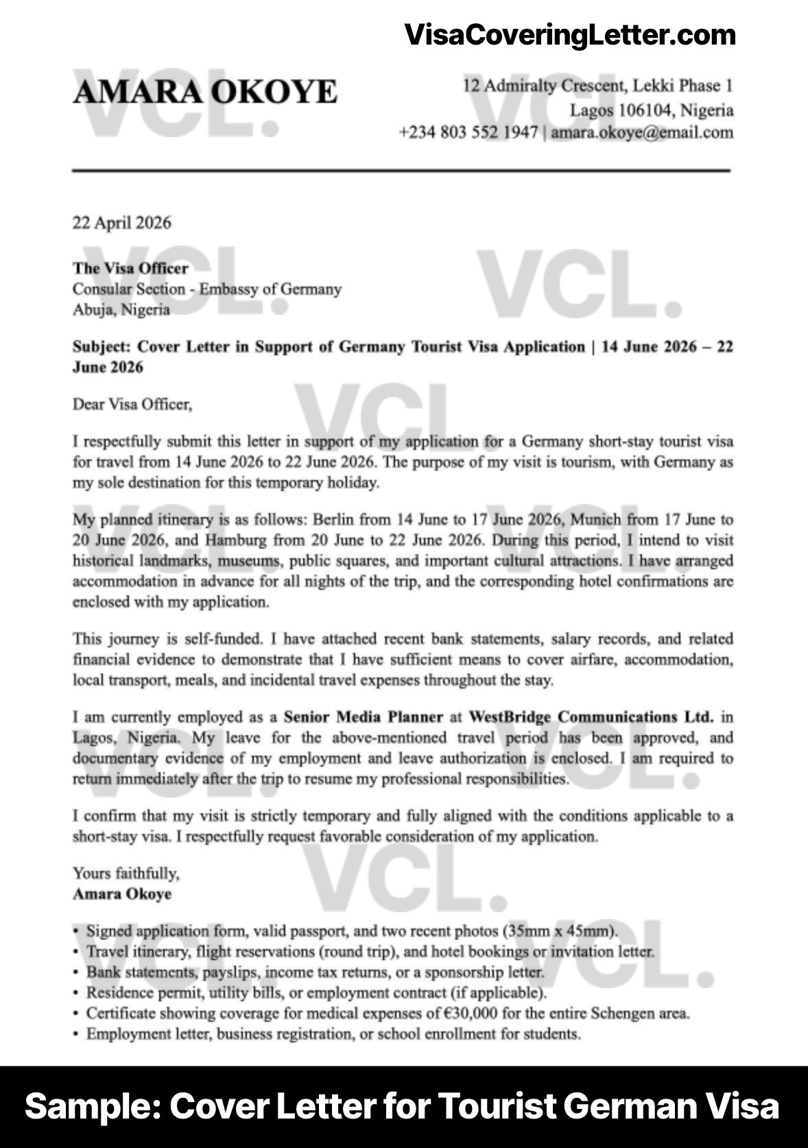 cover-letter-for-german-tourist-visa