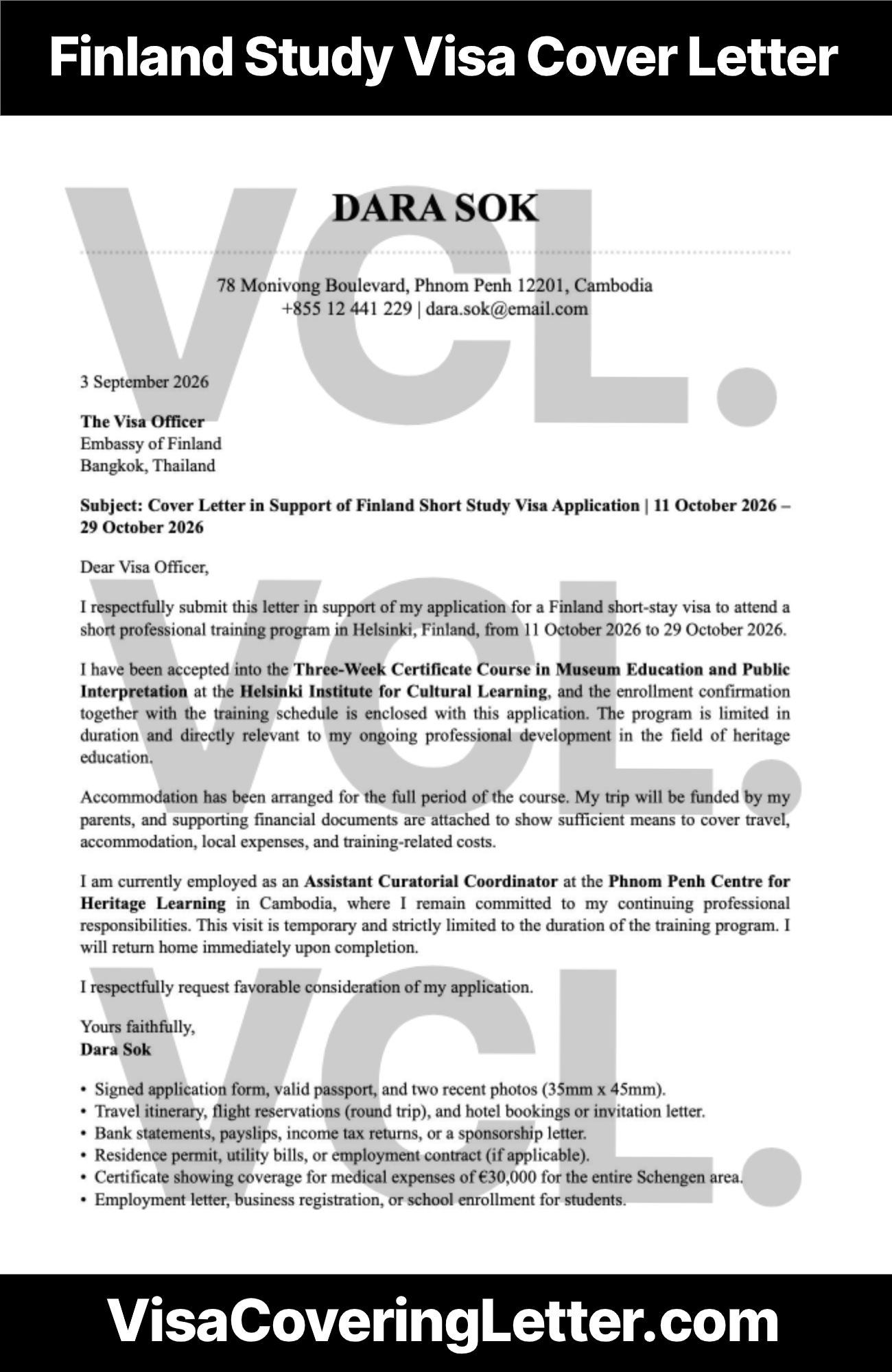 finland-study-visa-cover-letter-sample