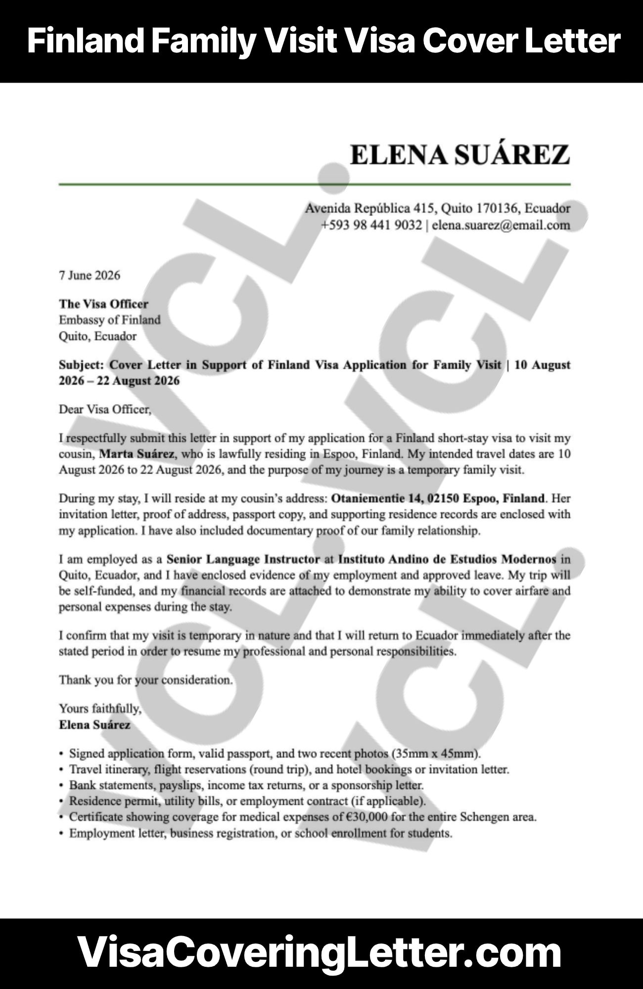 friends-and-family-finland-visit-visa-cover-letter-sample