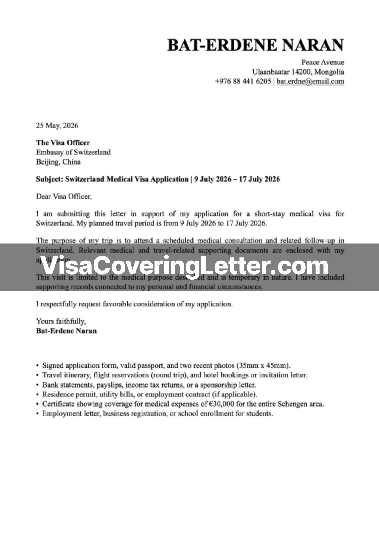 cover-letter-for-switzerland-medical-visa