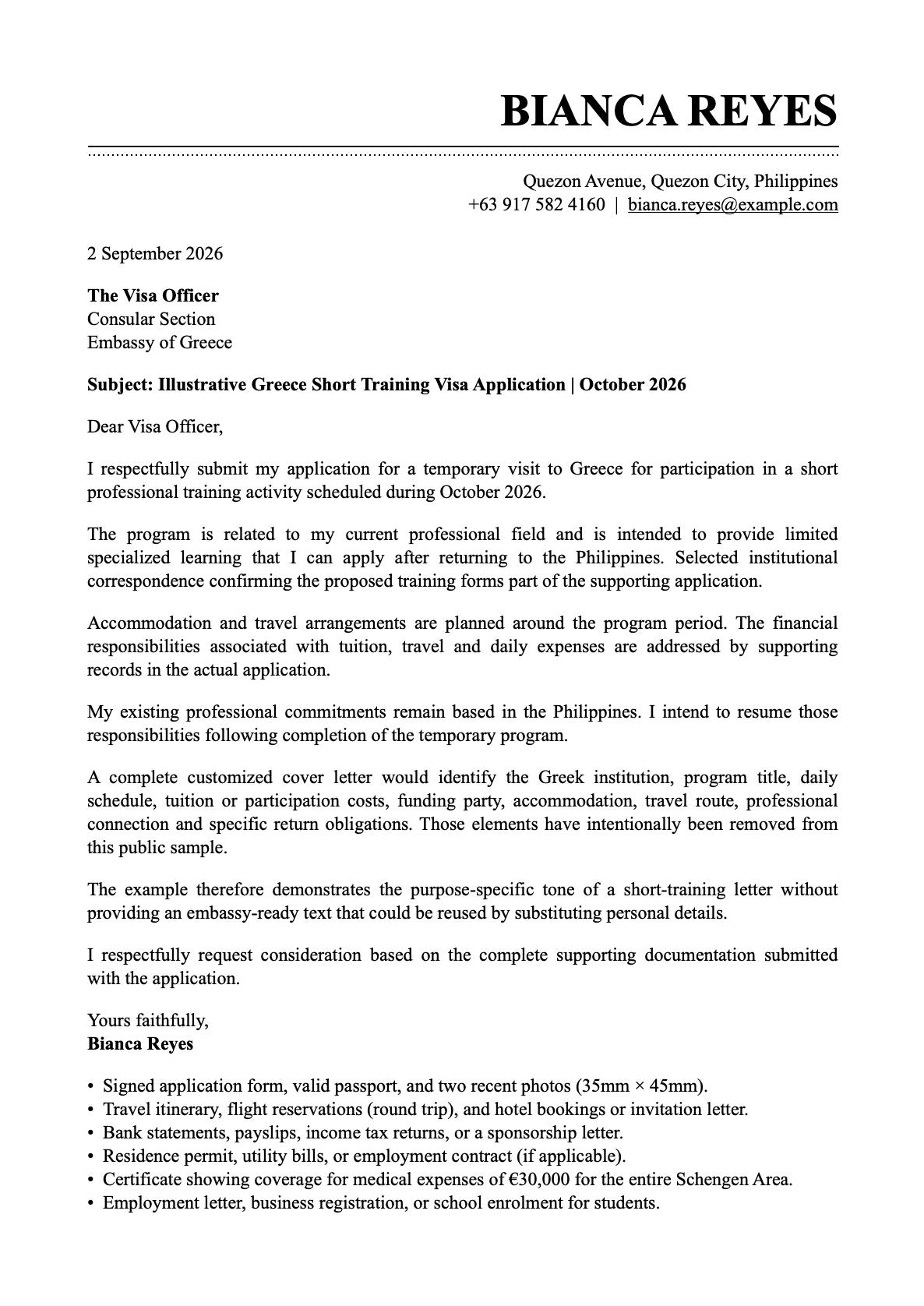 greece-study-visa-cover-letter-sample