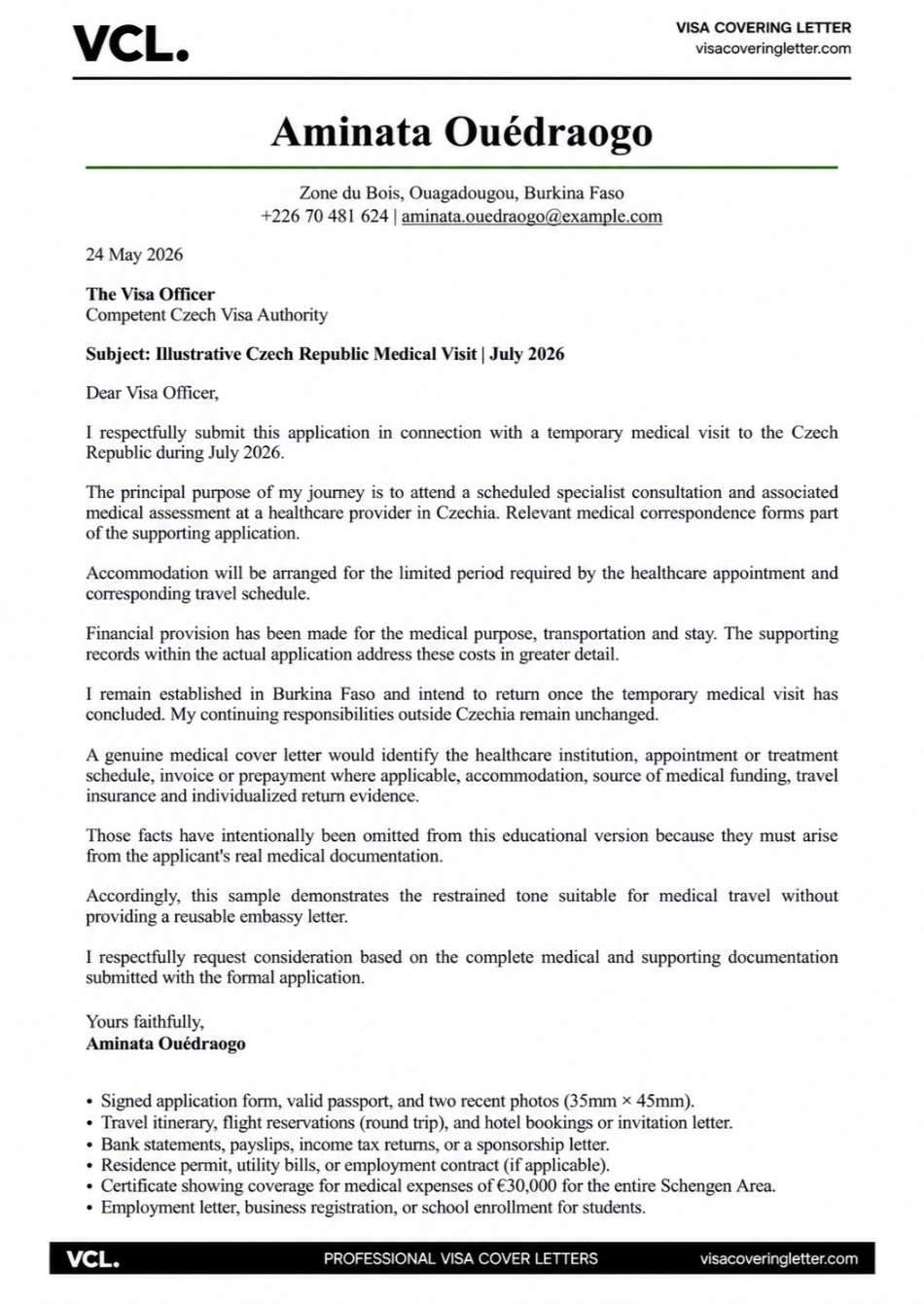 cover-letter-sample-for-czech-republic-medical-visa