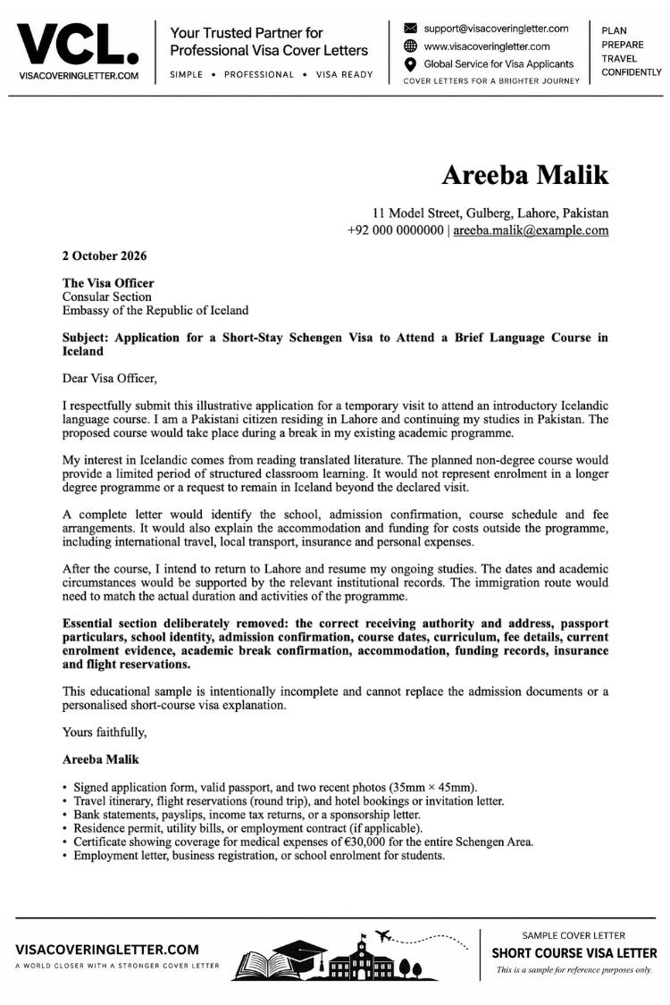 iceland-study-visa-cover-letter-sample
